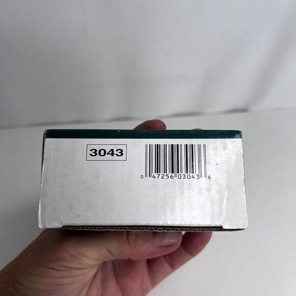 Set of 8 NEW Miniature 1” Christmas Ornaments Package Tie - Ons Black Santa - Picture 11 of 13